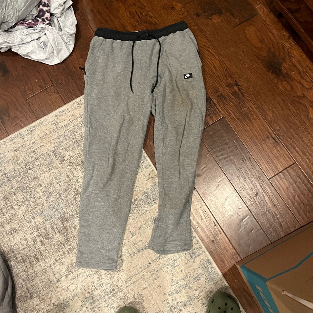 Nike Gray Sweatpants with Red Tag